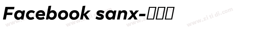 Facebook sanx字体转换 Facebook sanx字体转换